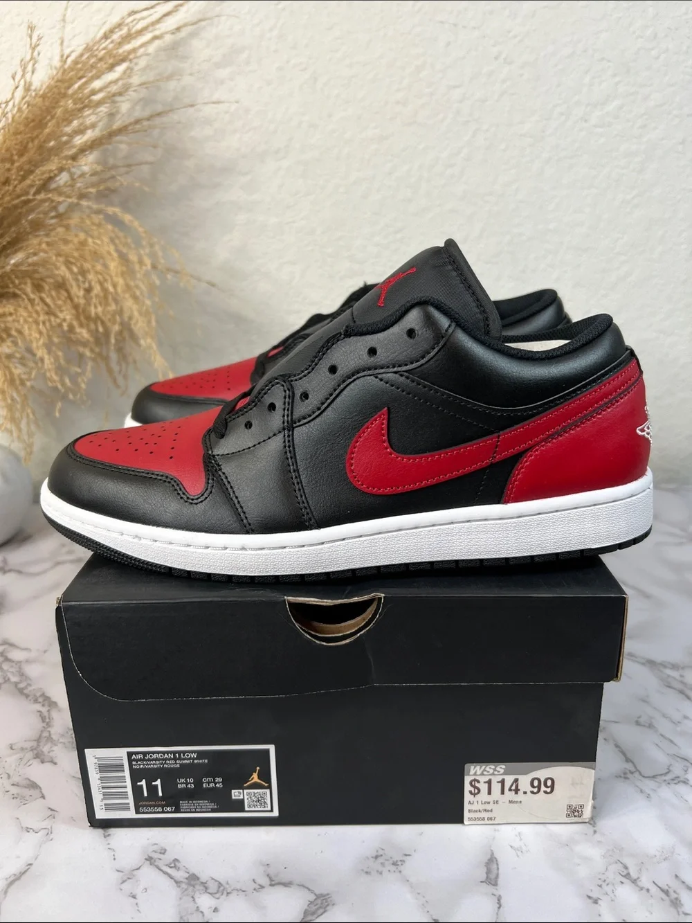 Nike Air Jordan 1 Retro Low Men Shoes Size 11